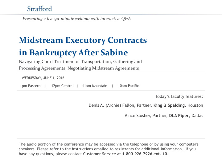 midstream executory contracts in bankruptcy after sabine