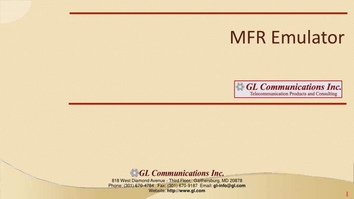 mfr emulator