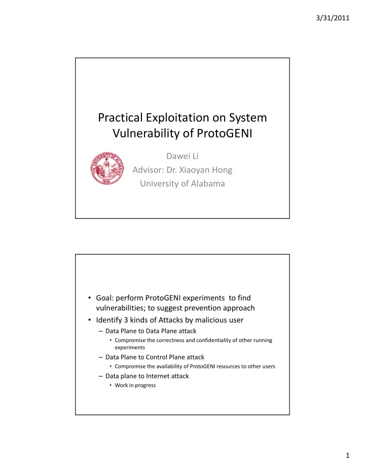 practical exploitation on system vulnerability of