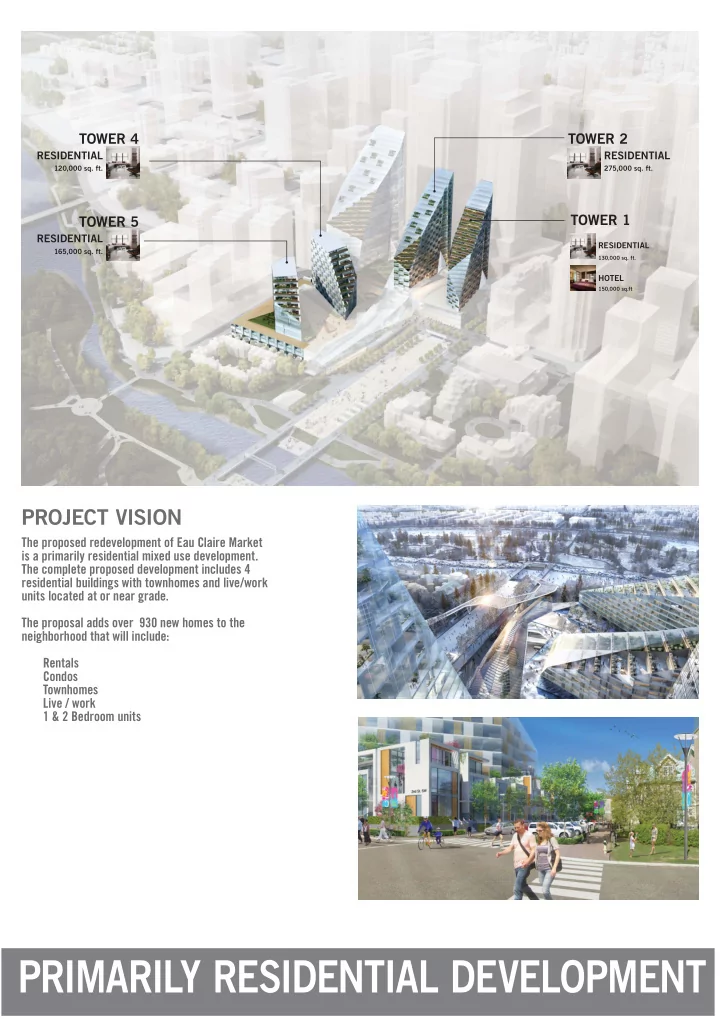 primarily residential development