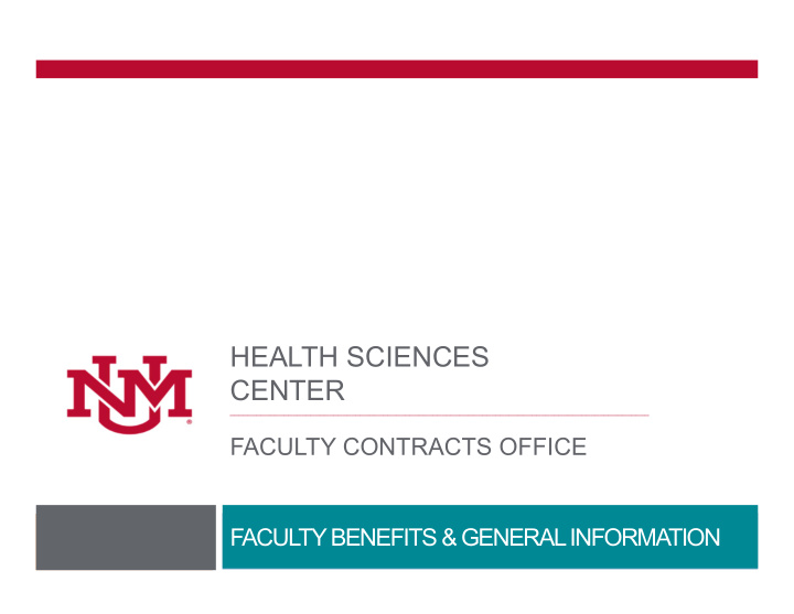 health sciences center