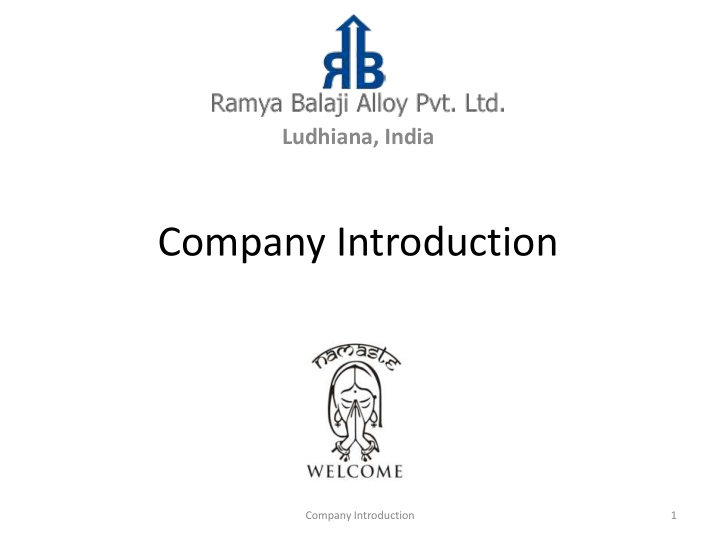 company introduction