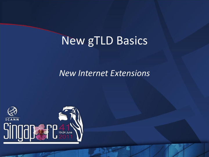 new gtld basics