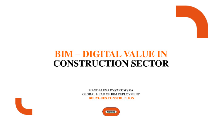 bim digital value in