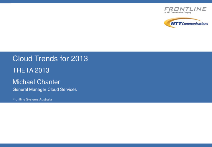 cloud trends for 2013
