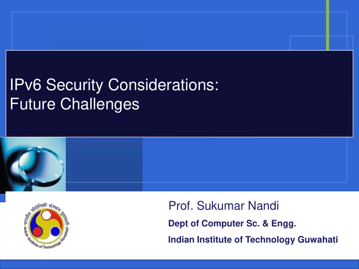 ipv6 security considerations future challenges