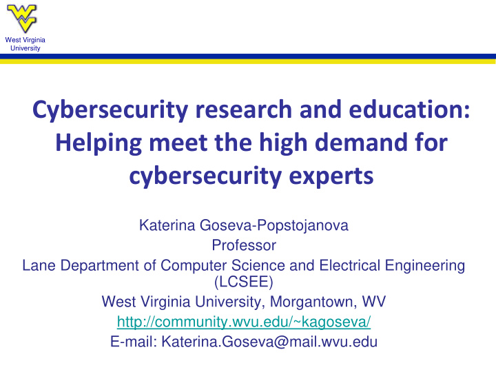 cybersecurity research and education helping meet the