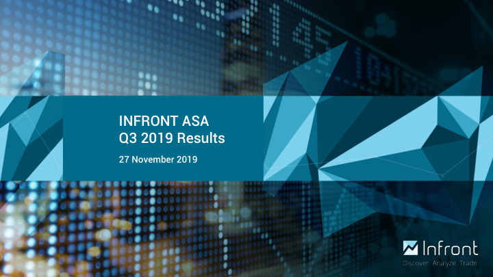 q3 2019 results