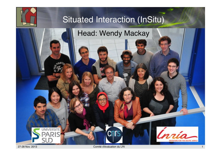 situated interaction insitu head wendy mackay