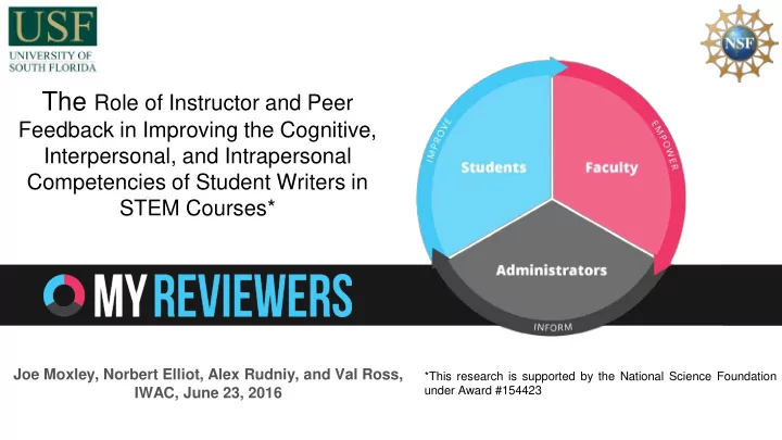 1 demonstrate ways the assessment community can use big