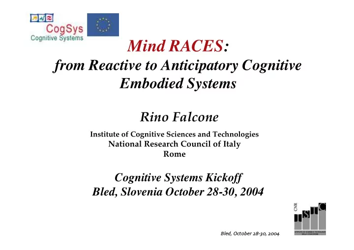 mind races