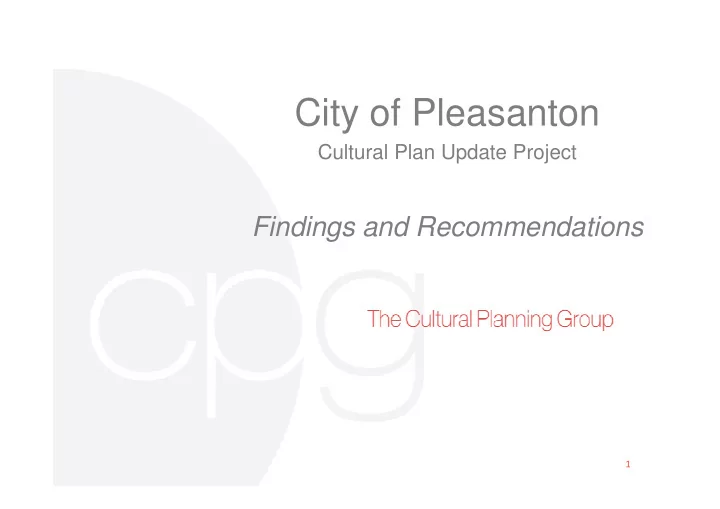 city of pleasanton