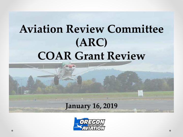 aviation review committee arc coar grant review