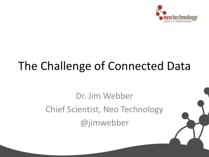 the challenge of connected data