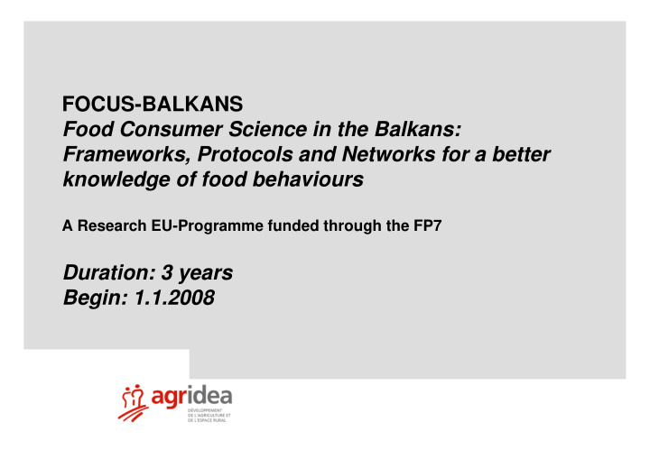 focus balkans food consumer science in the balkans