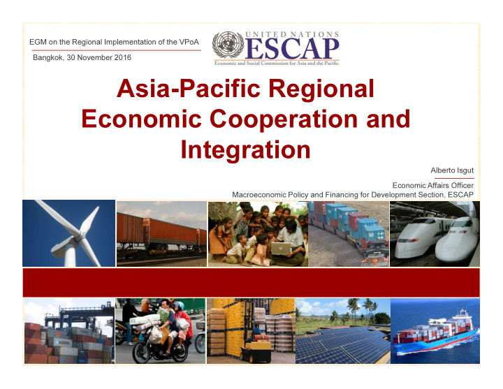 asia pacific regional economic cooperation and integration