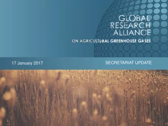 SECRETARIAT UPDATE  17 January 2017  PARTNER ORGANISATIONS  Potential Partners    The Council