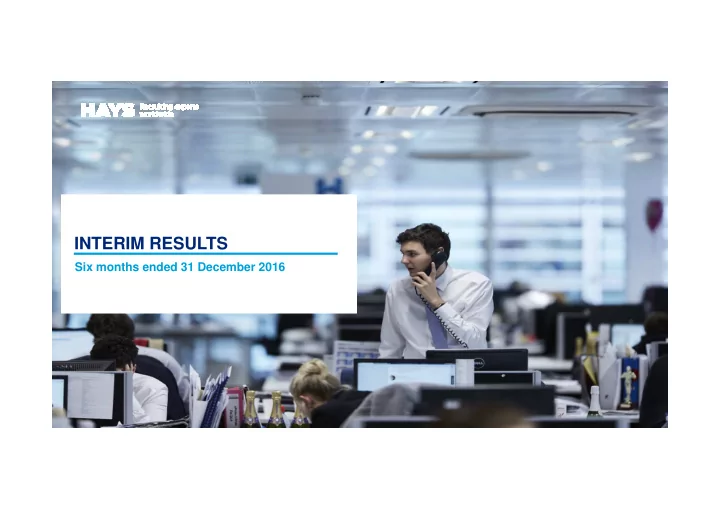 interim results