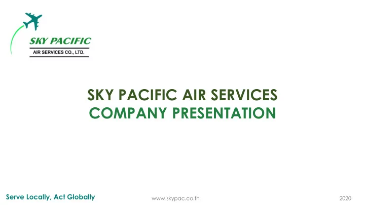 company presentation