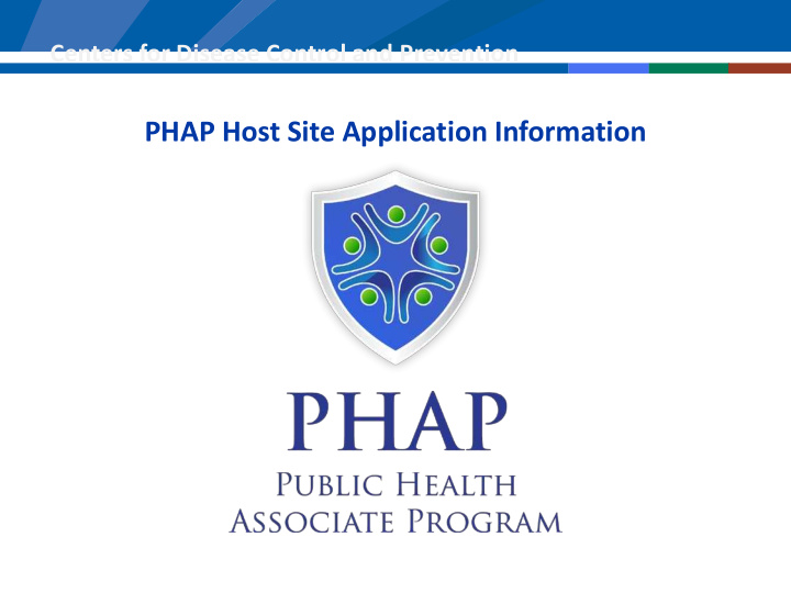 phap host site application information session objectives