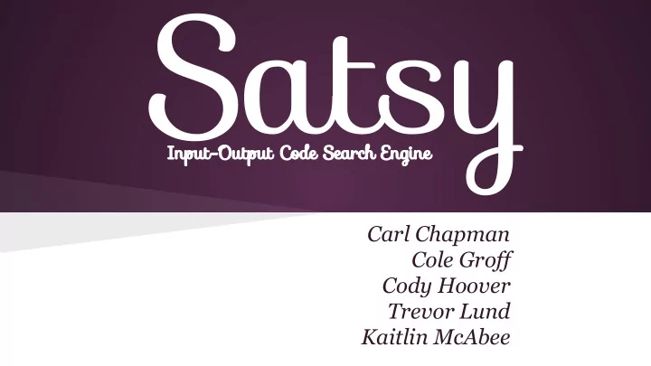 satsy