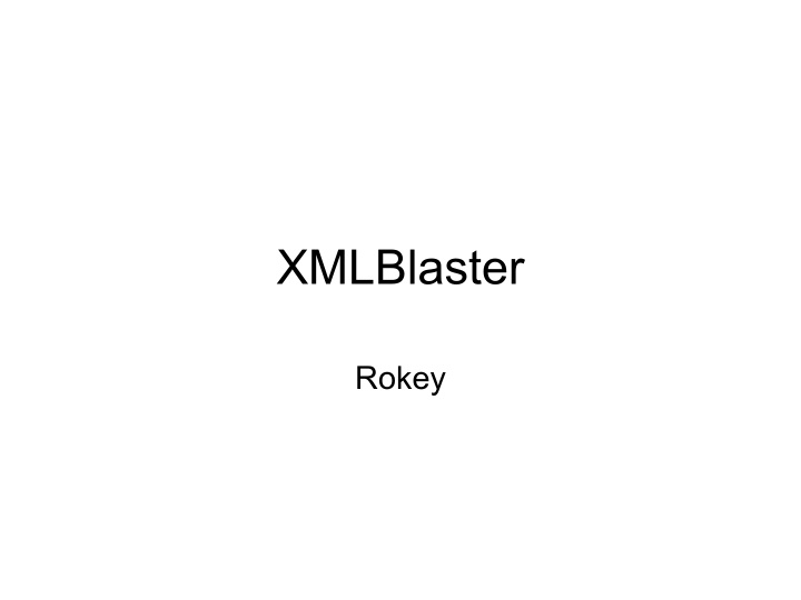 xmlblaster