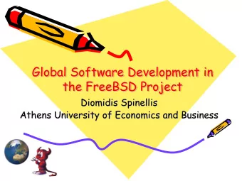 Global Software Development in  Global Software Development in  Global Software Development in  the