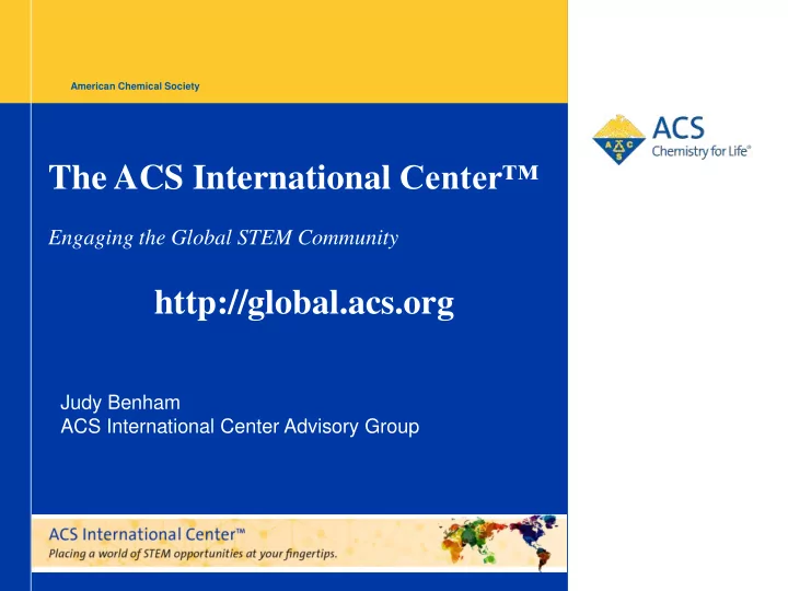 the acs international center