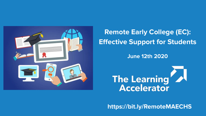 remote early college ec effective support for students