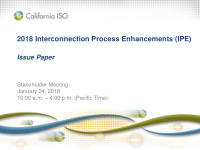 2018 interconnection process enhancements ipe