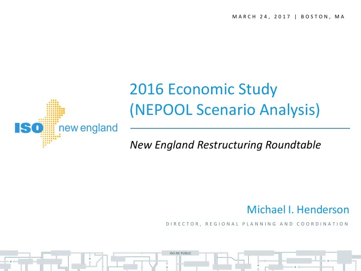 2016 economic study