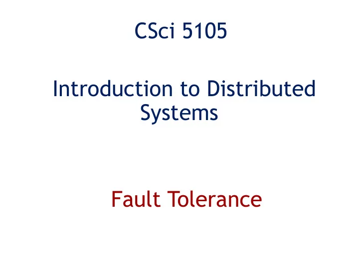 csci 5105