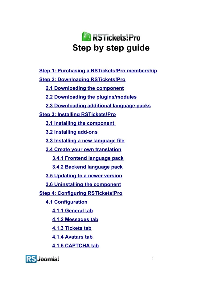 step by step guide