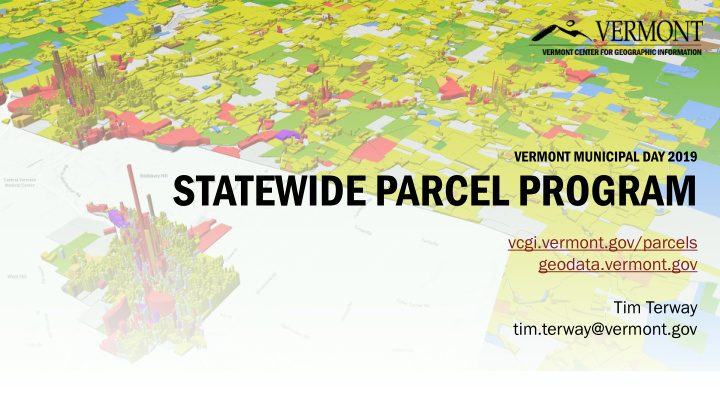 statewide parcel program