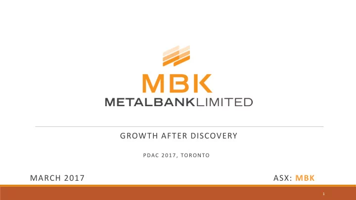 growth after discovery
