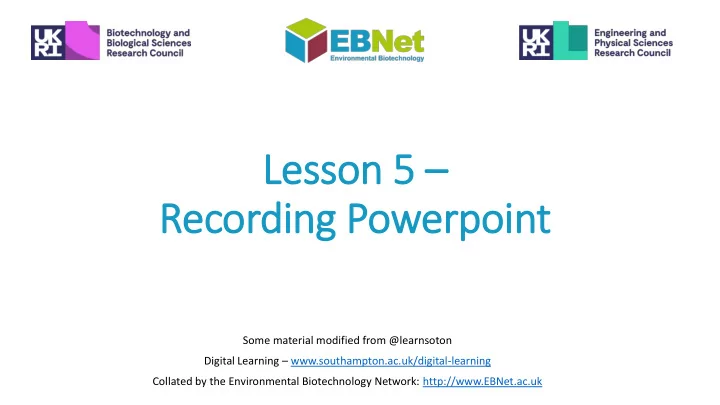 recording powerpoint
