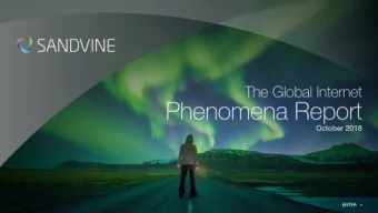 Sandvine At A Glance  A Network Intelligence and Subscriber Quality of Experience company  Frost