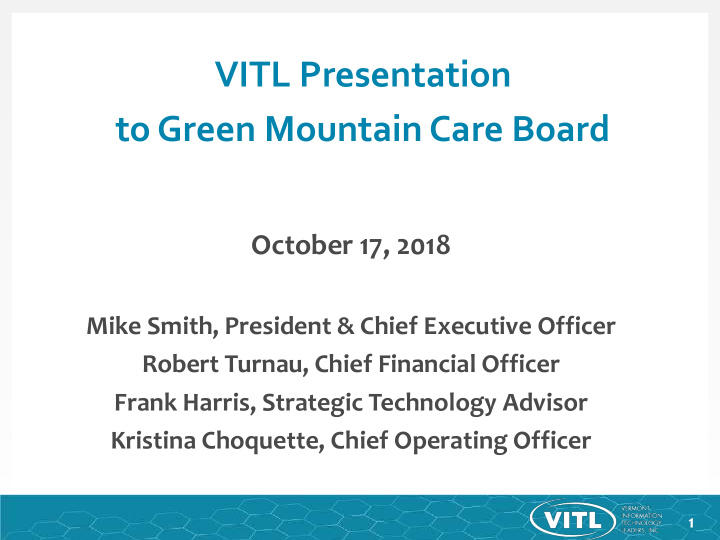 to green mountain care board