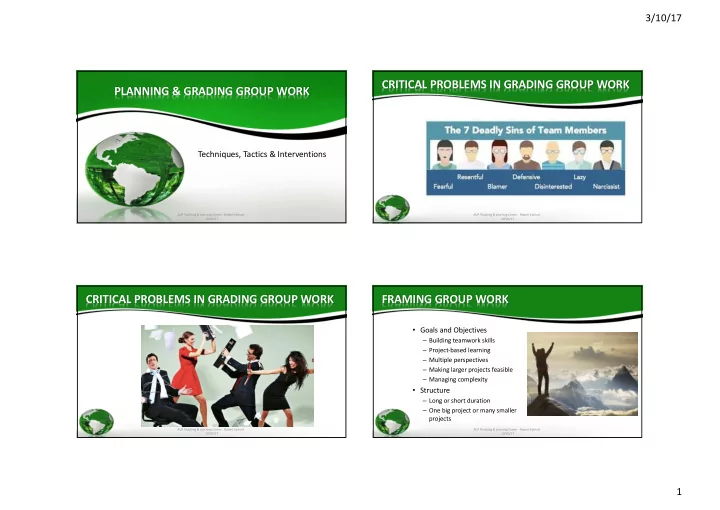 critical problems in grading group work planning grading
