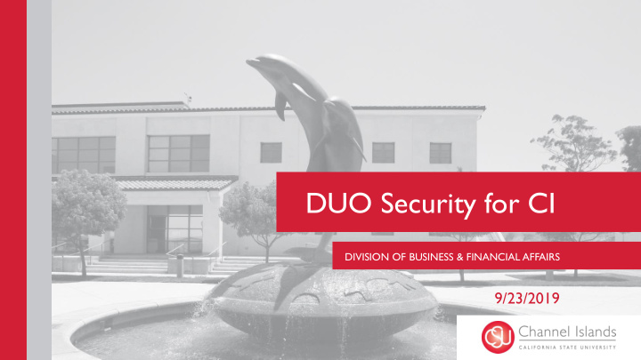 duo security for ci