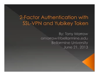 Discuss the challenges with our old VPN  system  Show what we replaced it with