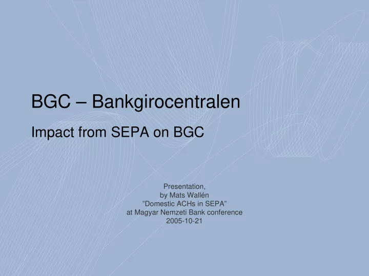 bgc bankgirocentralen