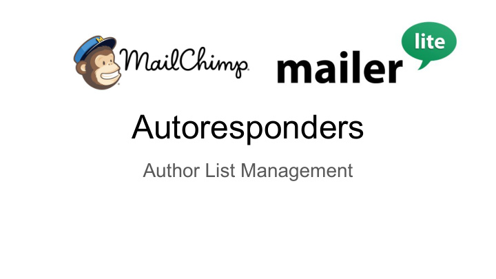 autoresponders