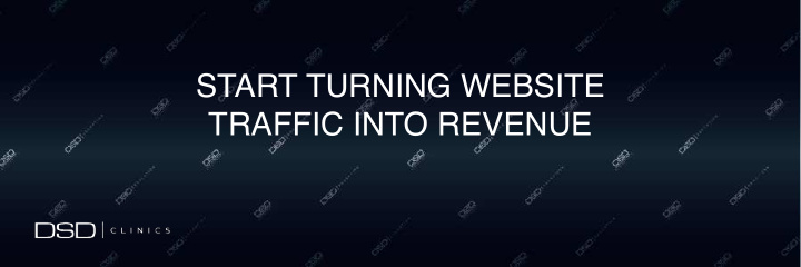 start turning website traffic into revenue