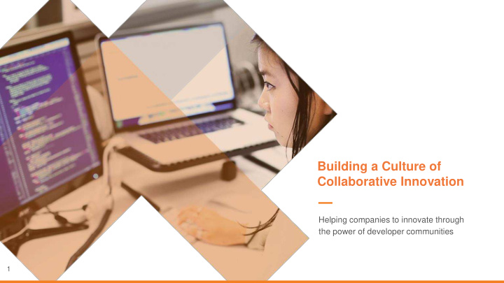 building a culture of collaborative innovation