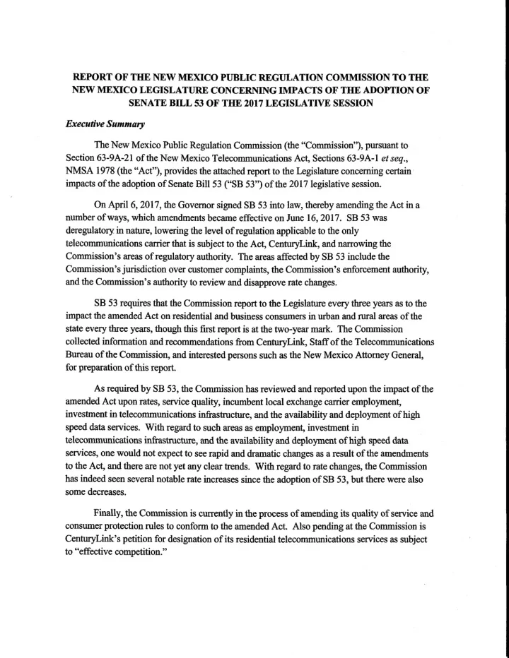 section 63 9a 21 of the new mexico telecommunications act