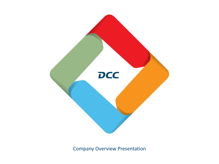 company overview presentation disclaimer