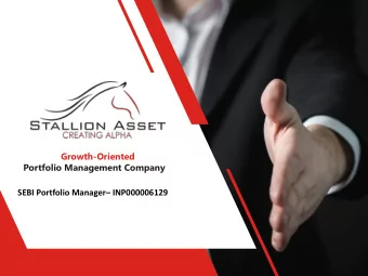 Growth-Oriented  Portfolio Management Company SEBI Portfolio Manager  INP000006129  Our Founder