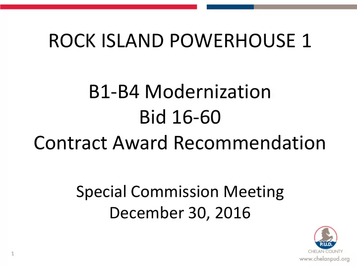rock island powerhouse 1 b1 b4 modernization bid 16 60