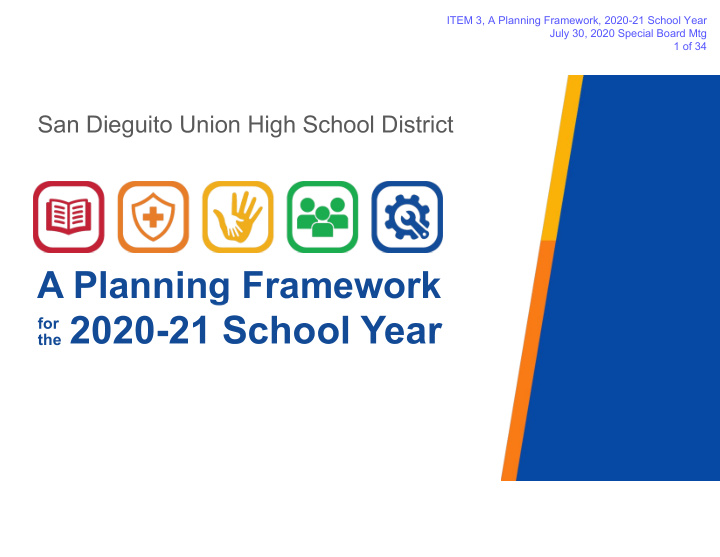 item 3 a planning framework 2020 21 school year